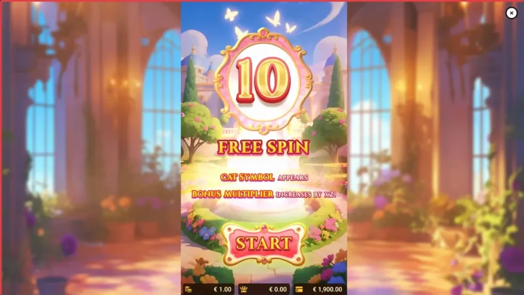 Royal Paws Maxways slot com tema de realeza e gatos
