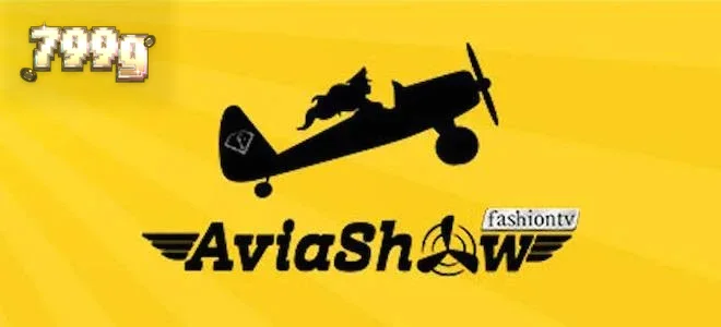 Interface do jogo Aviashow com avião decolando e multiplicadores